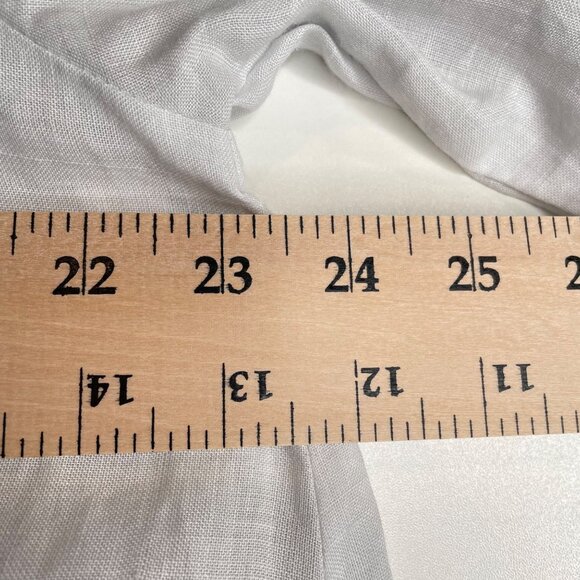 Cupcake International Linen Ombre Topper With Acrylic Buttons, L - Picture 10 of 12